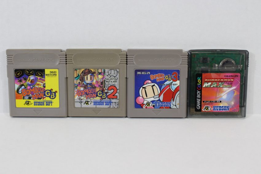 Lot of 4 Bomberman GB 1 2 3 & Max GB (B)