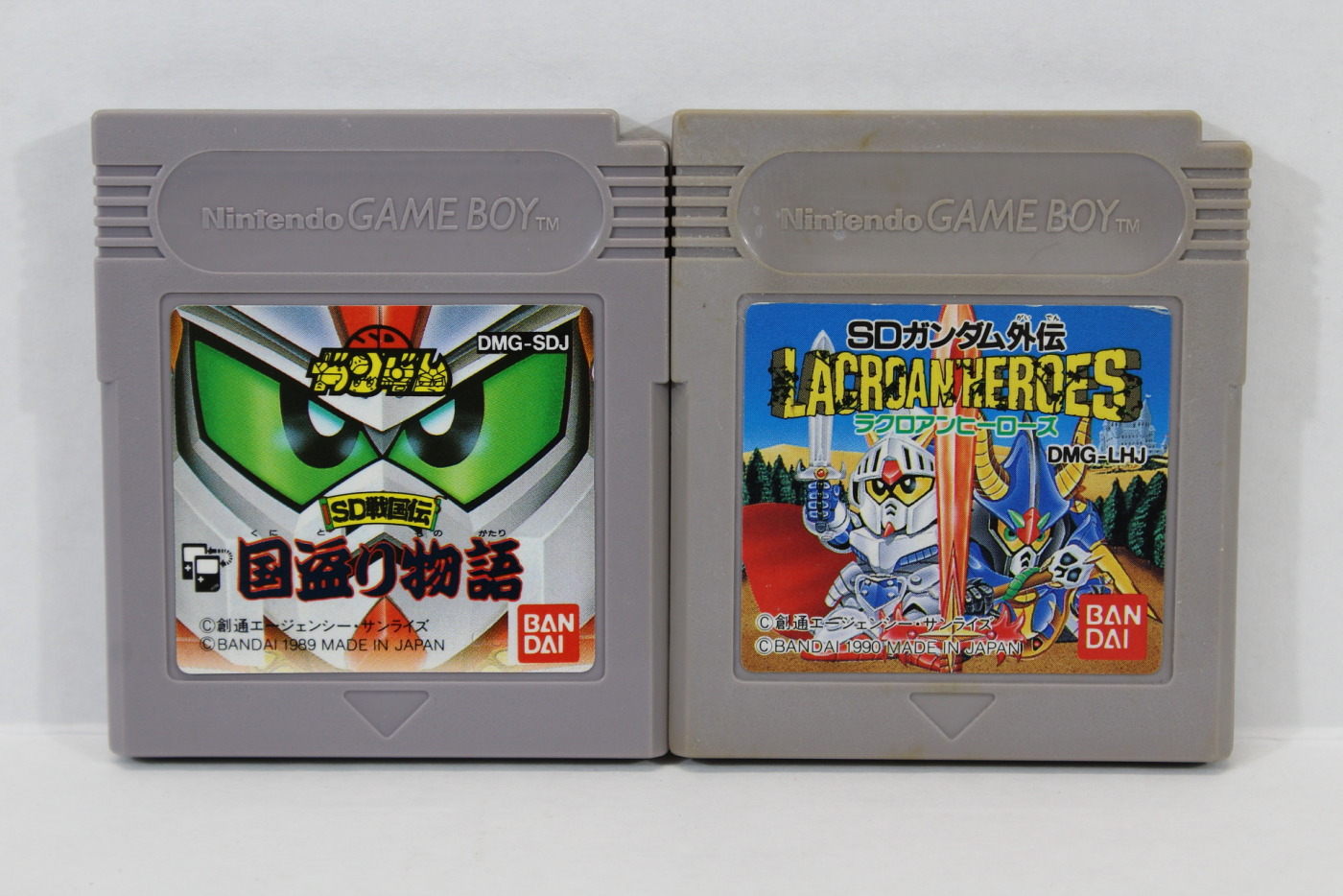 Lot of 2 SD Gundam Kunitori Monogatari & Gaiden Lacroan Heroes GB (B ...