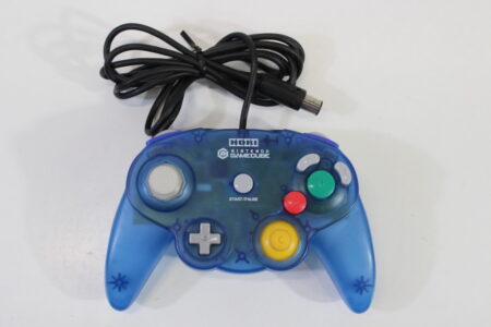 Official HORI Pad Cube Nintendo Gamecube Controller Clear Blue (B)
