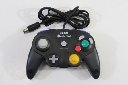 Official HORI Pad Cube Nintendo Gamecube Controller Clear Black (B)