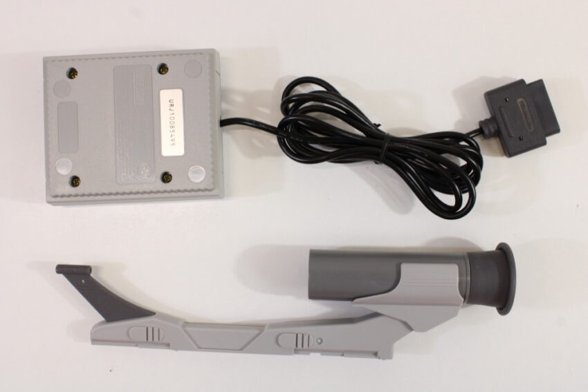 Official Nintendo Super Scope Light Gun Controller Receiver & Game Boxed Super Famicom Controller OEM SFC SNES (B)
