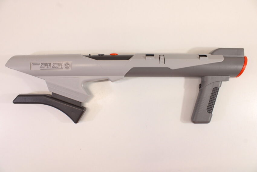 Official Nintendo Super Scope Light Gun Controller Receiver & Game Boxed Super Famicom Controller OEM SFC SNES (B)
