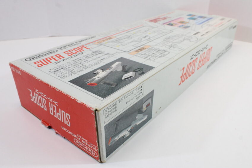 Official Nintendo Super Scope Light Gun Controller Receiver & Game Boxed Super Famicom Controller OEM SFC SNES (B)