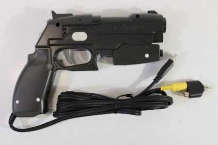Namco NPC-106 GunCon 2 Light Gun Controller W/ Adapter Cosmetic Wears Playstation 2 PS2 (B)
