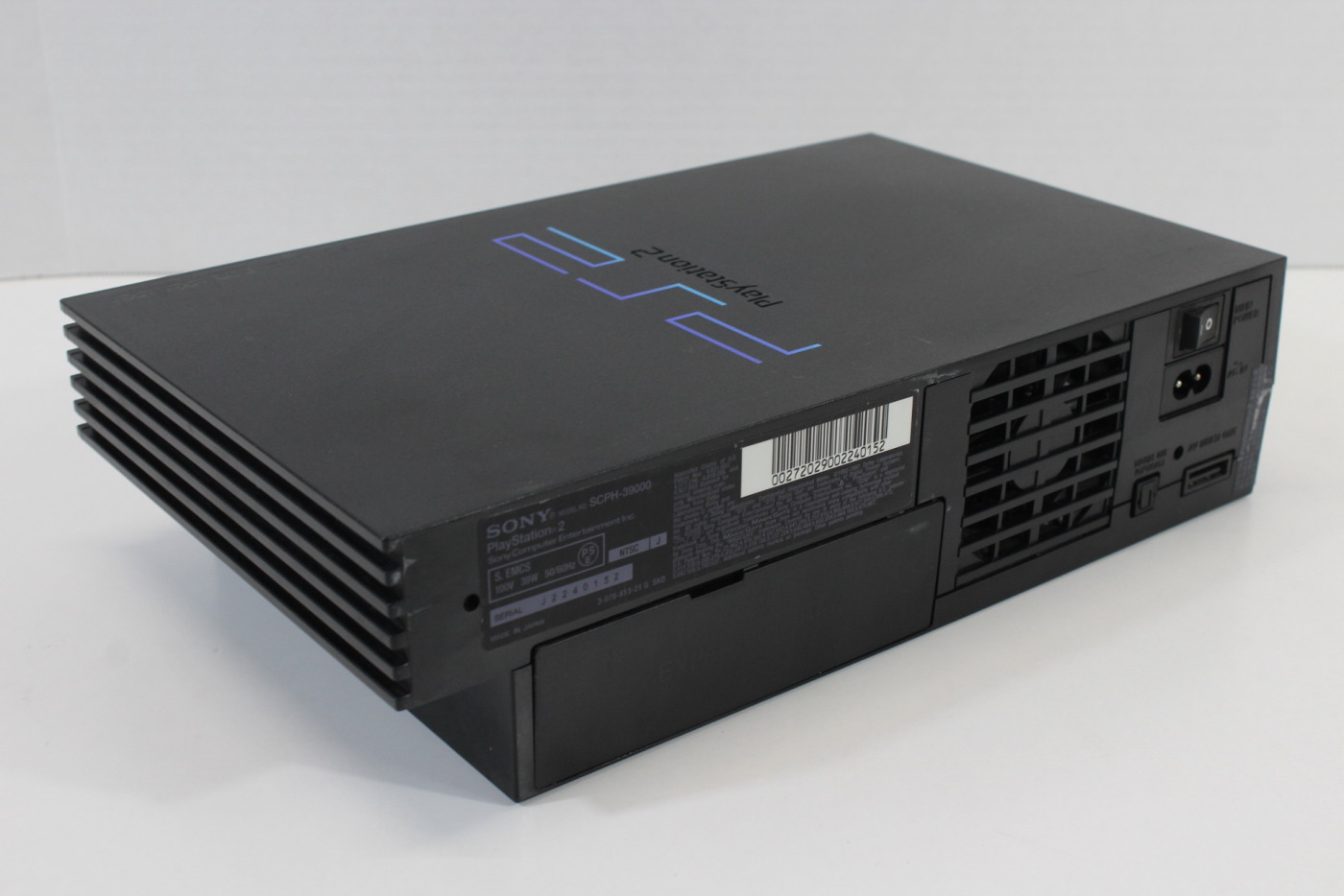 Sony PlayStation 2 SCPH-39000 Black Console Only PS2 (B) – Retro