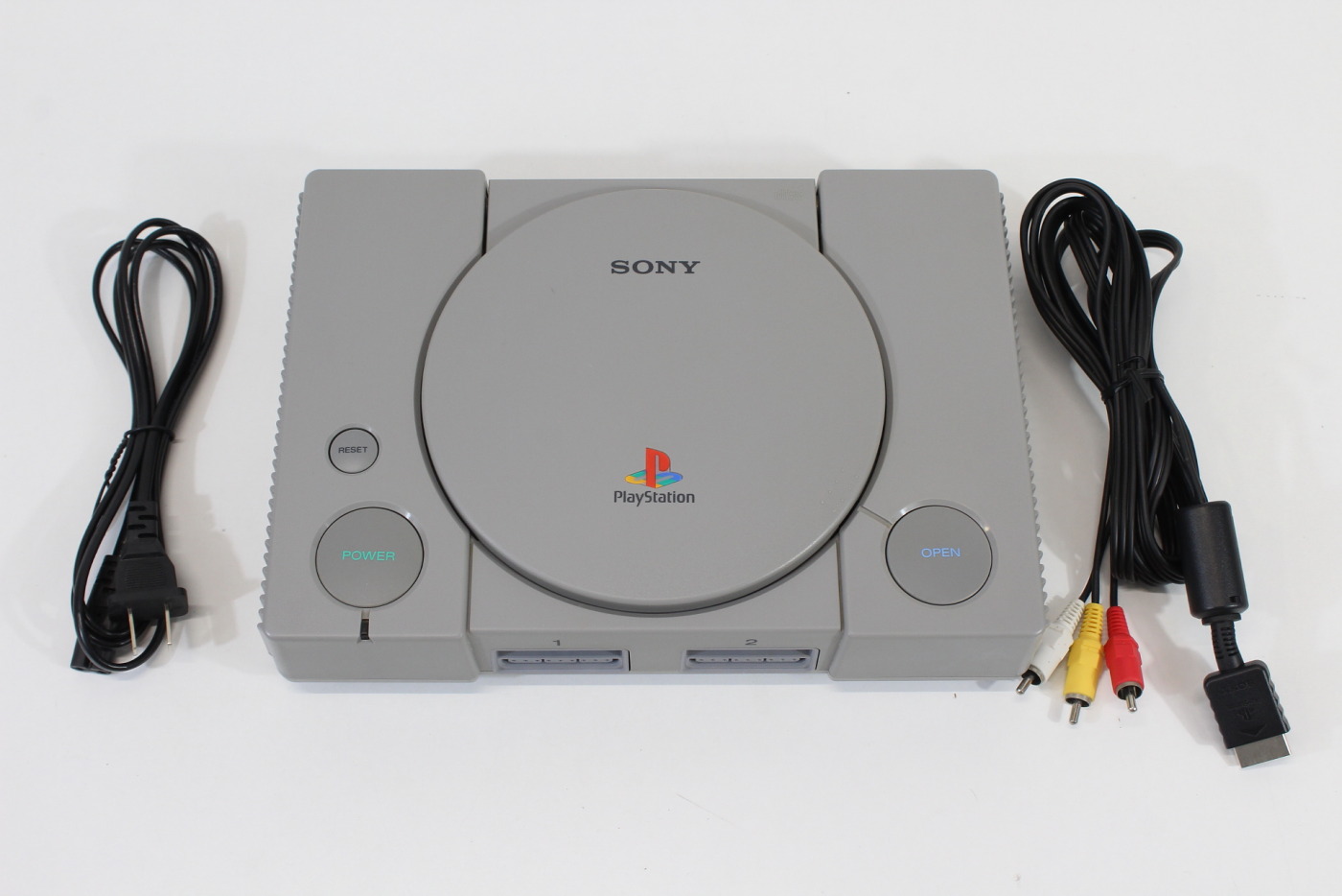 SONY PlayStation 1 PS1 Console SCPH-7000 & AC AV PS1 (B)