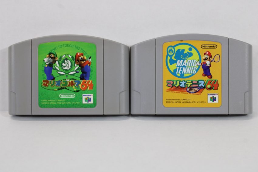 Lot of 2 Mario Golf & Mario Tennis N64 (B)