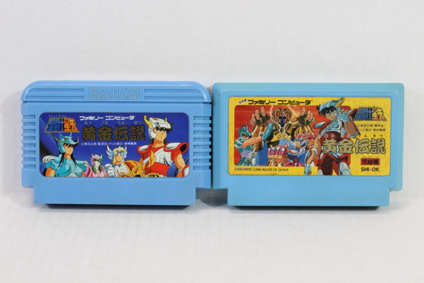 Lot of 2 Saint Seiya & Kanketsu Hen (B) Nintendo Famicom FC