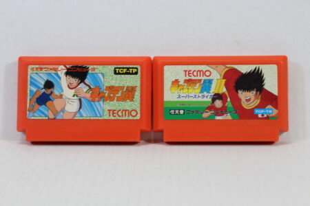 Lot of 2 Captain Tsubasa 1 & II 2 (B) Nintendo Famicom FC