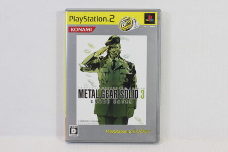 Metal Gear Solid 3 Snake Eater W/ Metal Gear 1 & 2 Solid Snake Disc Best CIB (B) SONY PlayStation 2 PS2