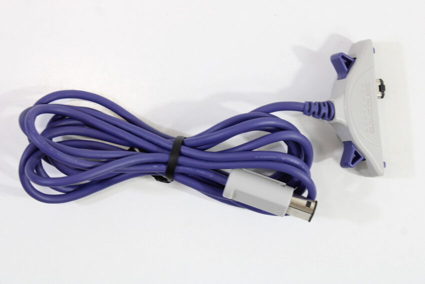 Official Nintendo Gameboy Advance to GameCube GBA GC Link Cable Cord Boxed W/ Manual OEM DOL-011 (B)