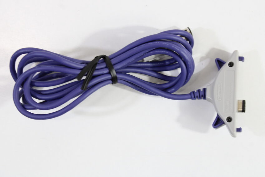 Official Nintendo Gameboy Advance to GameCube GBA GC Link Cable Cord Boxed W/ Manual OEM DOL-011 (B)