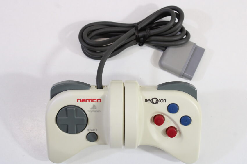 Boxed Namco NPC-101 Negcon Racing Controller Playstation PS1 (B)