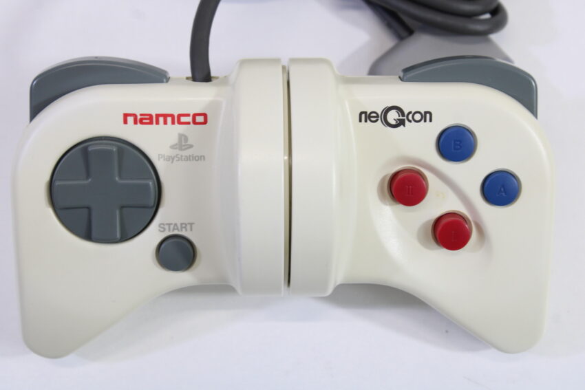 Boxed Namco NPC-101 Negcon Racing Controller Playstation PS1 (B)