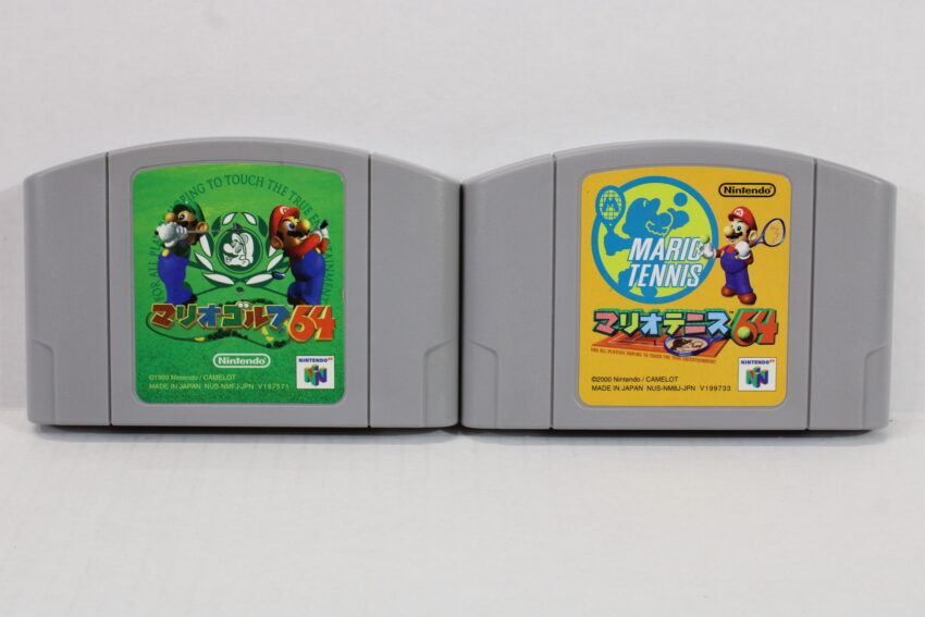 Lot of 2 Mario Golf & Mario Tennis N64 (B)