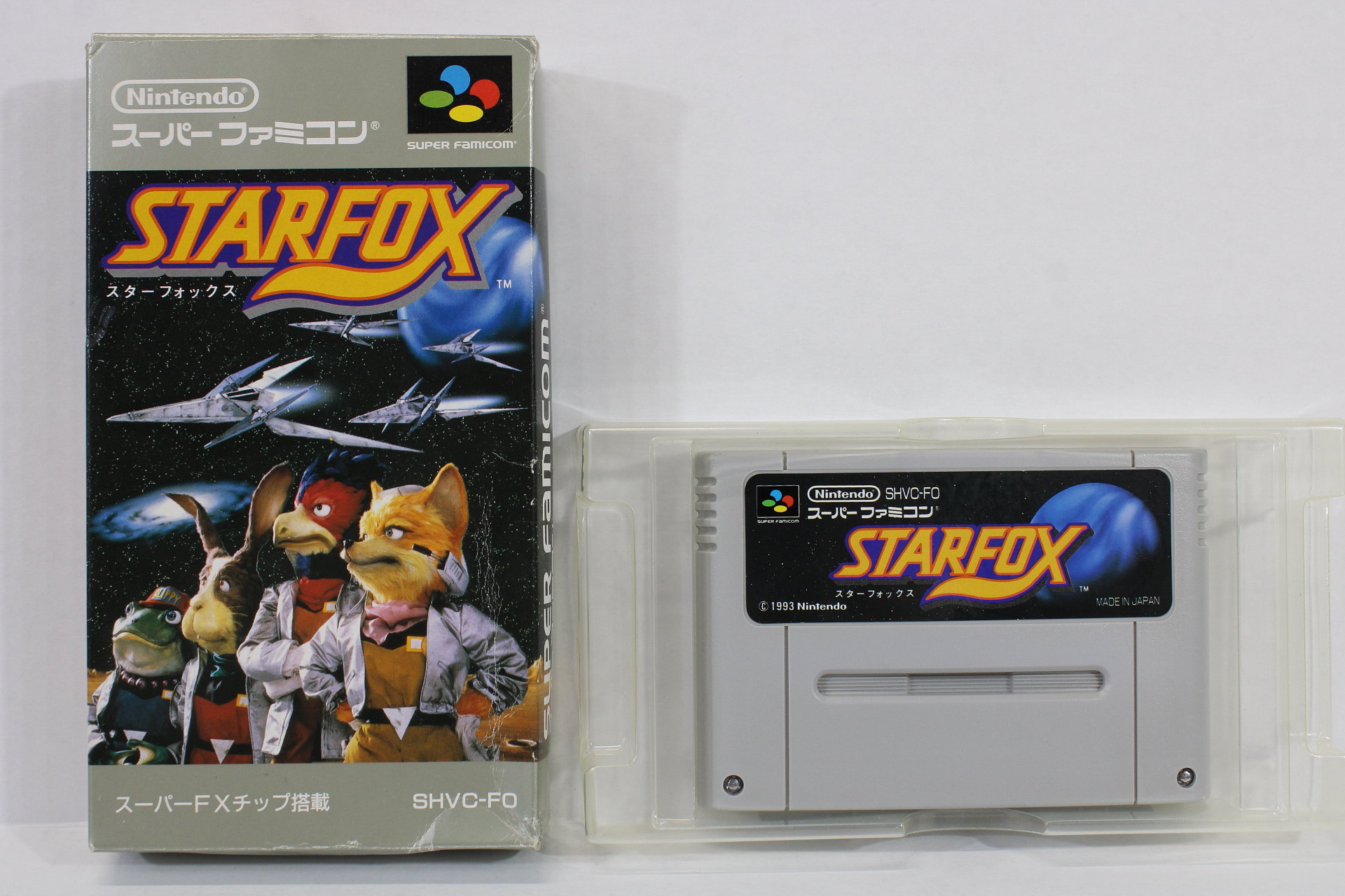 The Star Fox SNES Game Original Box Super Nintendo Used 