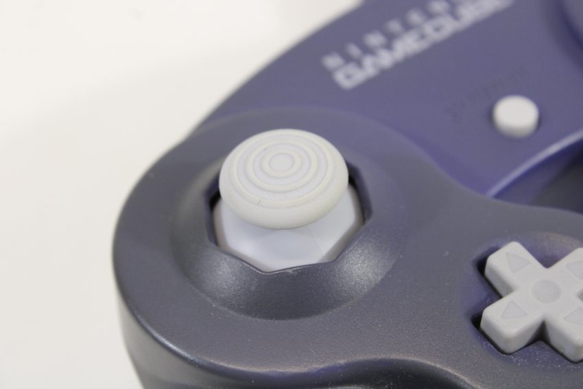 Official Nintendo Gamecube Controller Indigo Purple OEM T3 Discolored GC (B)