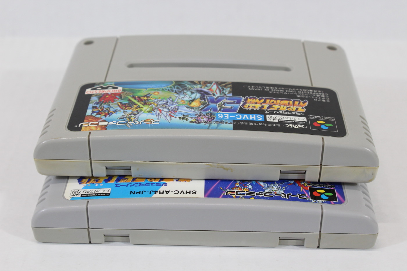 Lot of 2 Super Robot Wars Taisen 4 & EX SFC (B) – Retro Games Japan