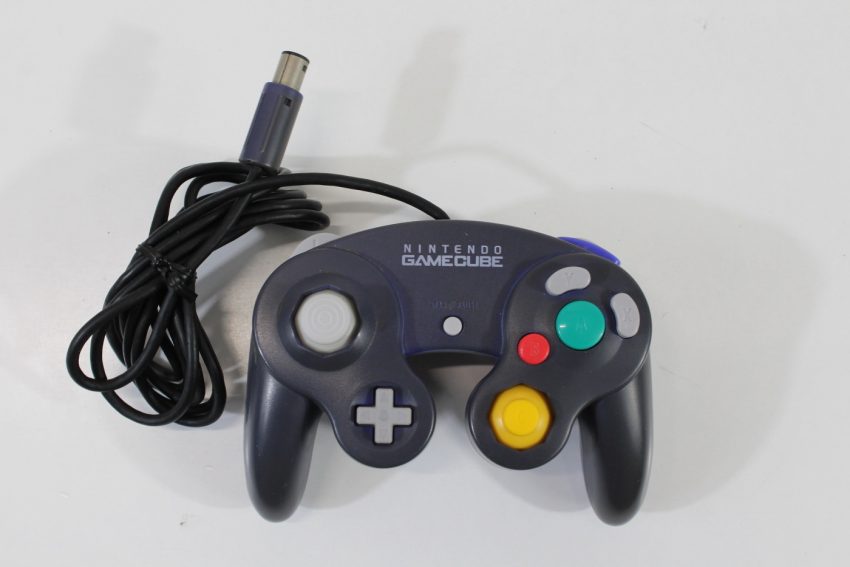 Official Nintendo Gamecube Controller Indigo Purple Discolored T3 Stick GC (C)