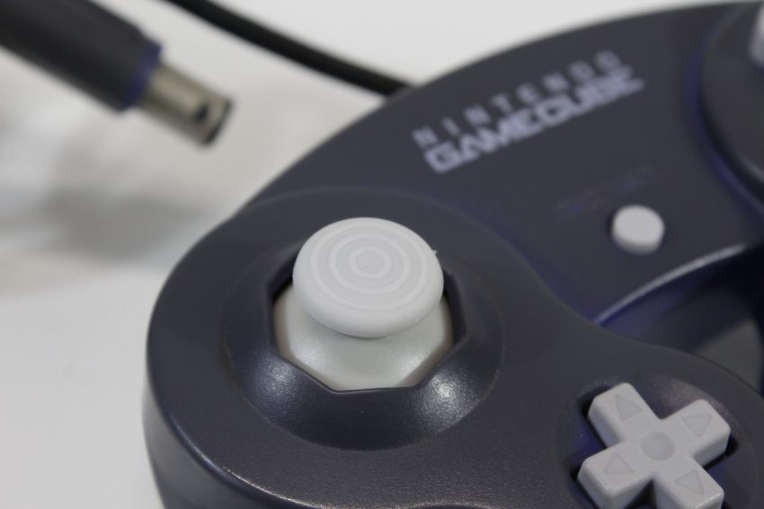 Official Nintendo Gamecube Controller Indigo Purple Discolored T3 Stick GC (C)