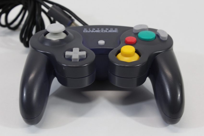Official Nintendo Gamecube Controller Indigo Purple Discolored T3 Stick GC (C)
