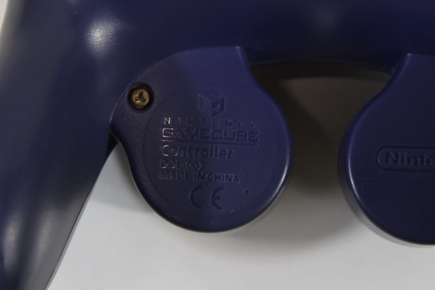 Official Nintendo Gamecube Controller Indigo Purple Discolored T3 Stick GC (C)