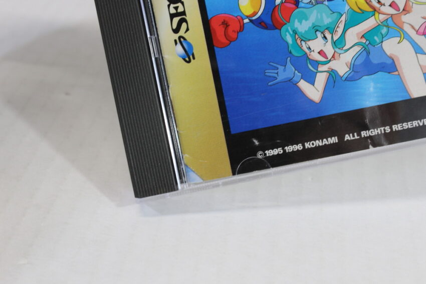 Jikkyou Oshaberi Parodius CIB (C Water Damage) SEGA Saturn SS