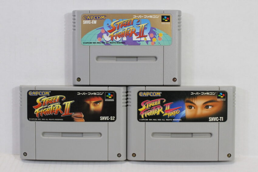 Lot of 3 Street Fighter II 2 Turbo Super (B) Nintendo Super Famicom SFC