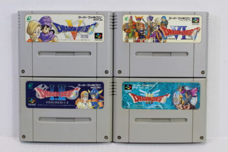 Lot of 4 Dragon Quest 1 2 3 5 6 I II III V VI (B) Nintendo Super Famicom SFC