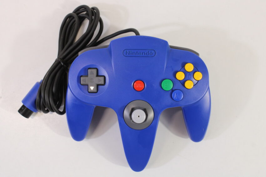 Official Nintendo 64 Controller Blue 8/10 Tight Stick N64 (B)