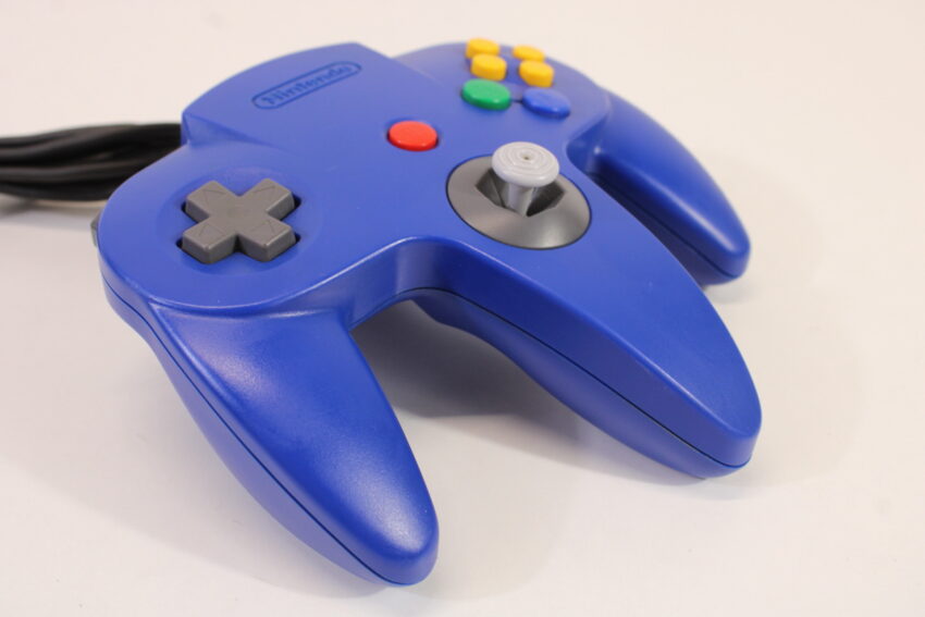 Official Nintendo 64 Controller Blue 8/10 Tight Stick N64 (B)