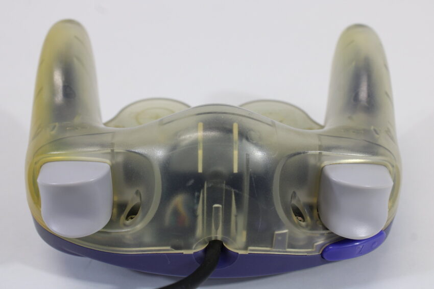 Nintendo Gamecube Controller Indigo Purple x Clear Discolored (C) GC