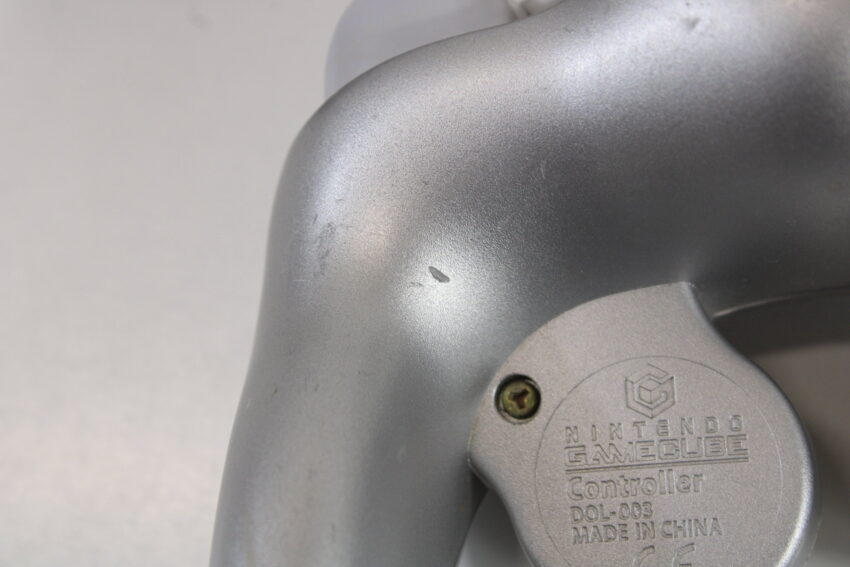 Official Nintendo Gamecube Controller Platinum Silver Cosmetic Wears GC (C)