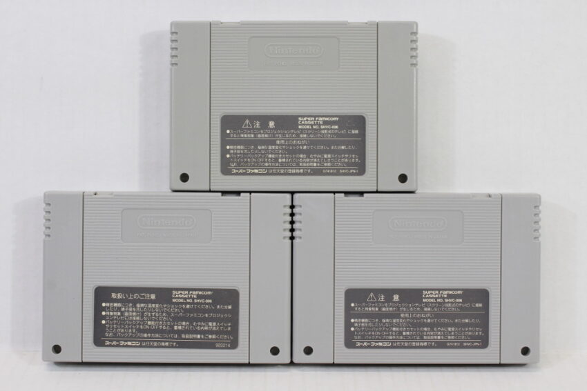Lot of 3 Super Donkey Kong Country 1 2 3 (A) Nintendo Super Famicom SFC