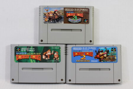 Lot of 3 Super Donkey Kong Country 1 2 3 (B) Nintendo Super Famicom SFC