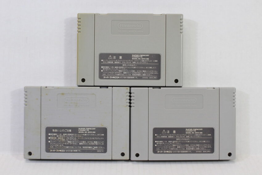 Lot of 3 Super Donkey Kong Country 1 2 3 (B) Nintendo Super Famicom SFC