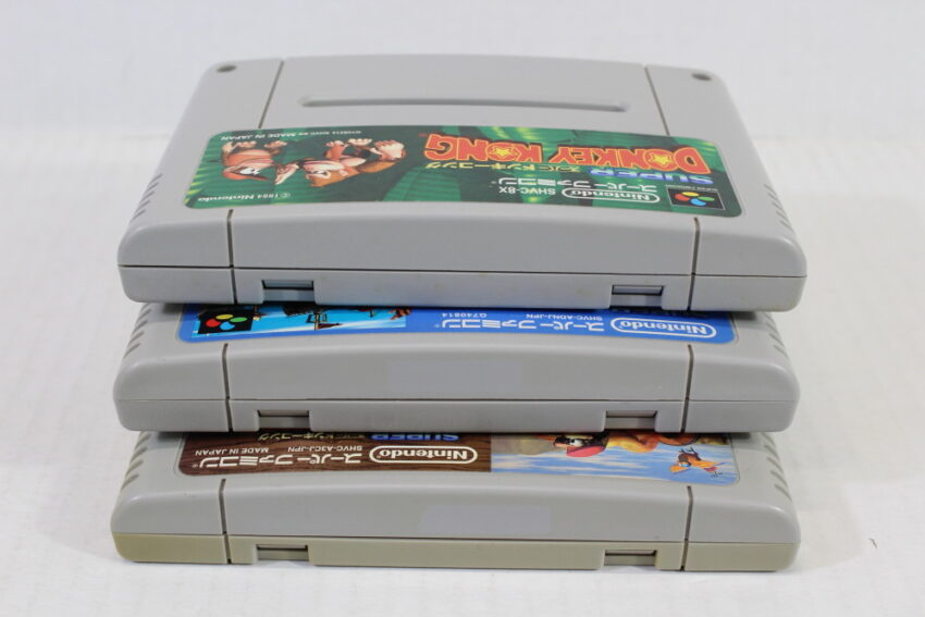 Lot of 3 Super Donkey Kong Country 1 2 3 (B) Nintendo Super Famicom SFC