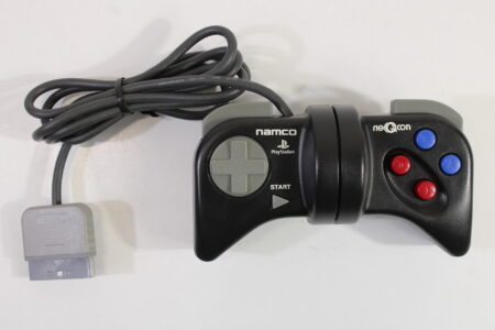 Namco NPC-104 Negcon Racing Controller Black Playstation PS1 (B)