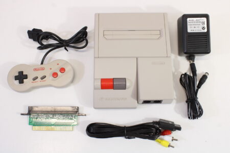 AV Famicom Console "New Famicom" Controller x1 AC Adapter AV Cable & NES Pin Converter (B) Nintendo Famicom FC