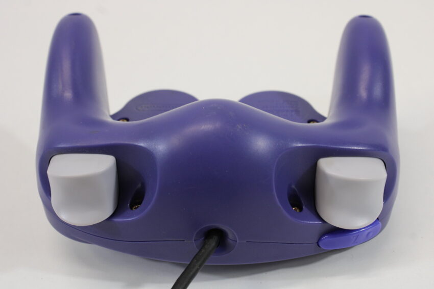 Official Nintendo Gamecube Controller Indigo Purple Discolored GC (C)