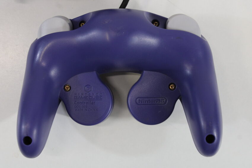 Official Nintendo Gamecube Controller Indigo Purple Discolored GC (C)