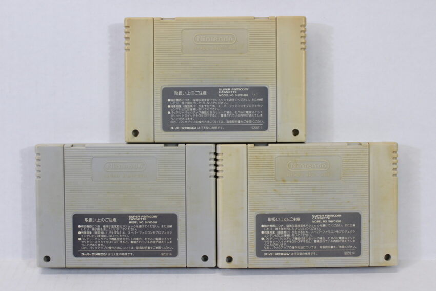 Lot of 3 Super Puyo Puyo Seiken Densetsu 2 Secret of Mana Dragon Quest VI 6 (C) Nintendo Super Famicom SFC