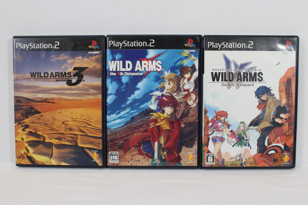 Lot of 3 Wild Arms 3 4 5 3rd the 4th Detonator Vth 5th Vanguard (B ...