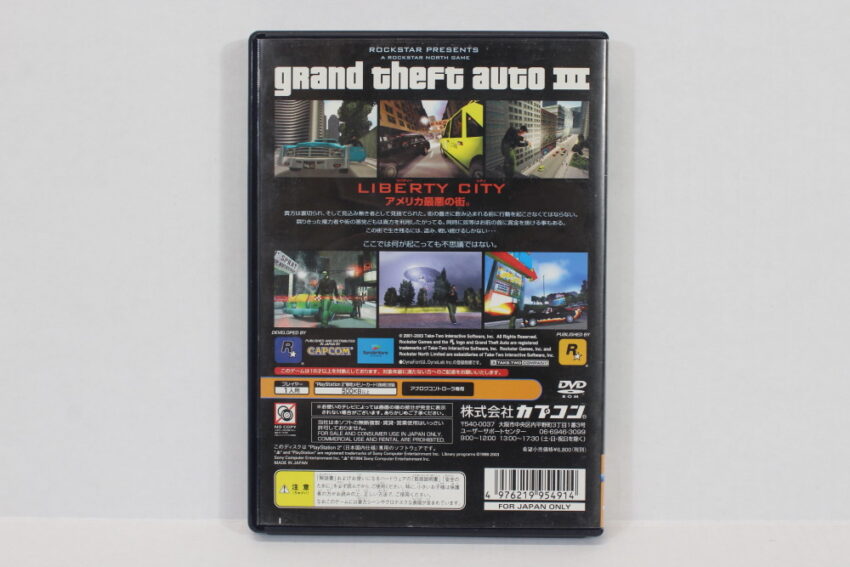 Grand Theft Auto III 3 (B) SONY PlayStation 2 PS2