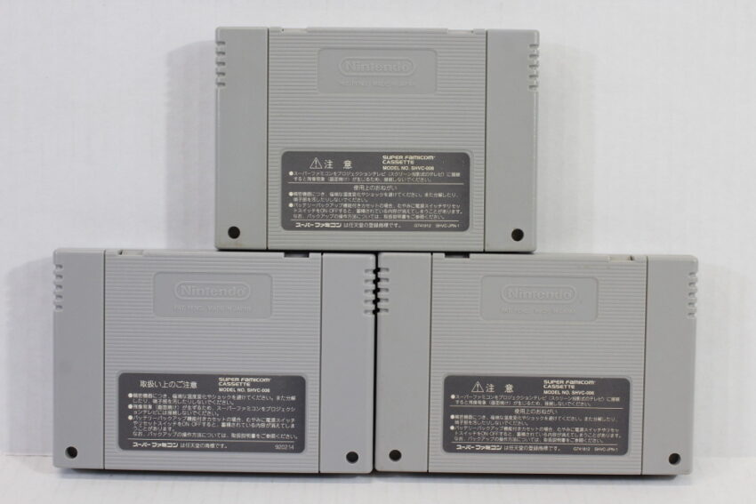 Lot of 3 Super Donkey Kong Country 1 2 3 (B) Nintendo Super Famicom SFC