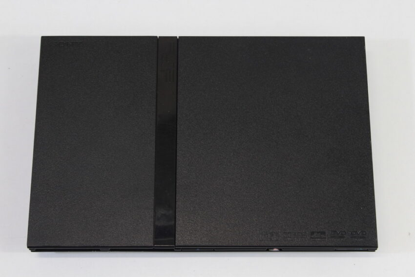 "NEW LASER" PS2 SCPH-75000 Slim Black Console Only (C Cosmetic Wears) SONY PlayStation 2 PS2