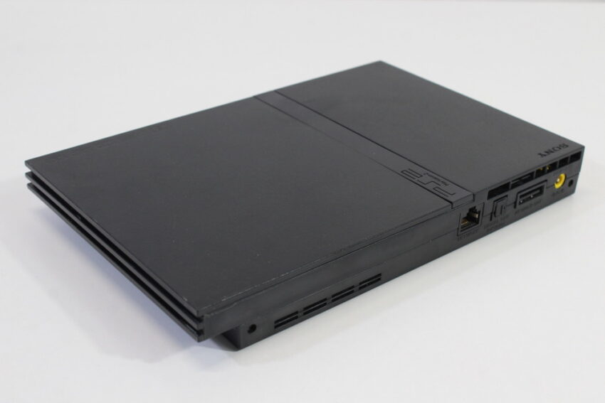 "NEW LASER" PS2 SCPH-75000 Slim Black Console Only (C Cosmetic Wears) SONY PlayStation 2 PS2