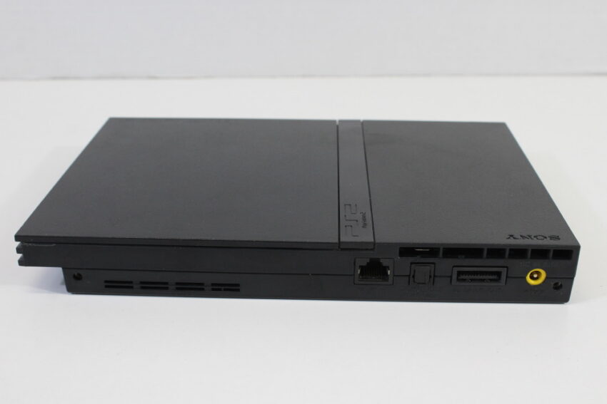 "NEW LASER" PS2 SCPH-75000 Slim Black Console Only (C Cosmetic Wears) SONY PlayStation 2 PS2