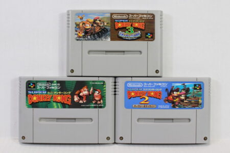 Lot of 3 Super Donkey Kong Country 1 2 3 (B) Nintendo Super Famicom SFC