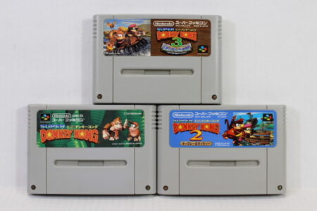 Lot of 3 Super Donkey Kong Country 1 2 3 (B) Nintendo Super Famicom SFC